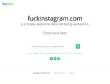 Tablet Screenshot of fuckinstagram.com